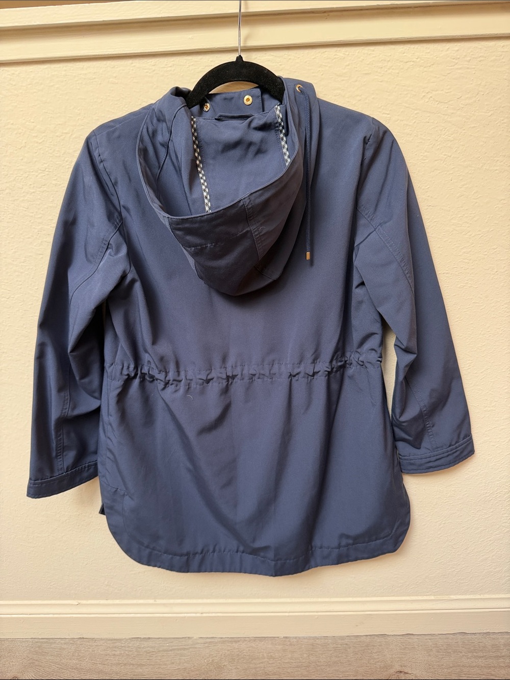 Ann Taylor Loft Petite Women's Navy Utility Jacket with Gold accents - XSP - Picture 2 of 6